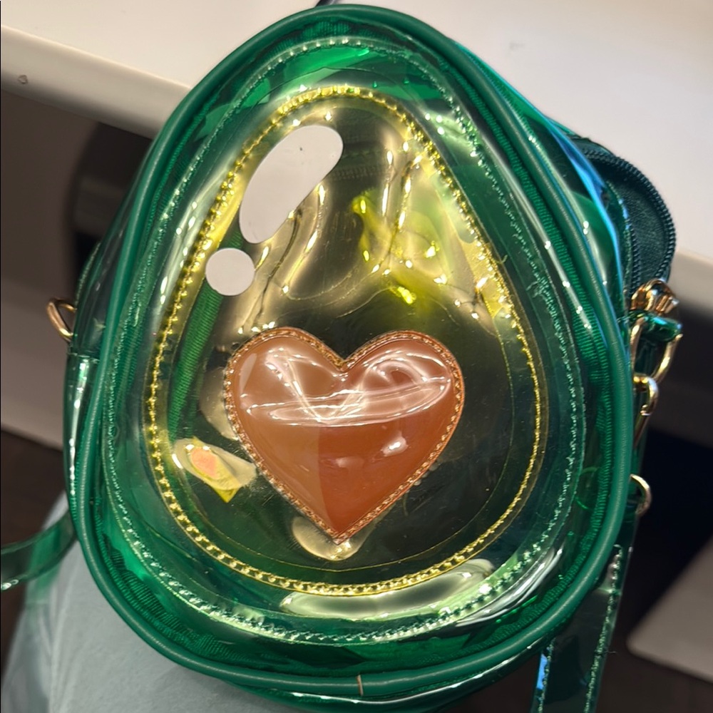 Green Heart-Shaped Women's Bag